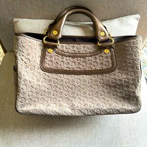 Suede Celine Boogie bag